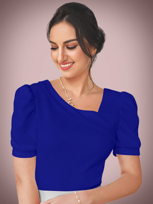 Kashonaa Casual Solid Women Blue Top