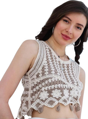 Epicedesigns Casual Solid Women White Top