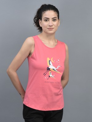 Dollar Missy Casual Printed Women Pink Top