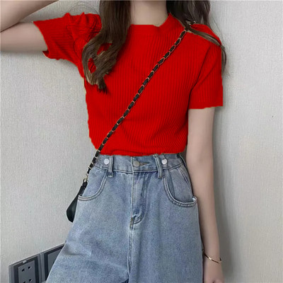 veshh Casual Solid Women Red Top