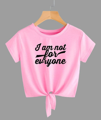 HouseOfCommon Casual Printed Women Pink Top