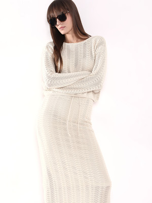 VERO MODA Casual Solid Women Beige Top