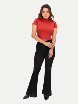 radprix Casual Solid Women Red Top