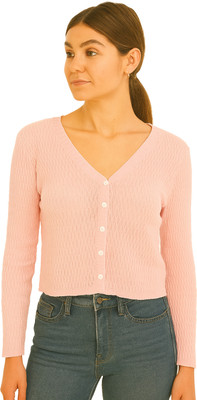 Icw Casual Self Design Women White Top