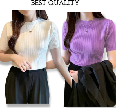 karan gupta Casual Striped Women Multicolor Top