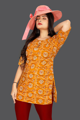TASHVI CREATION Casual Printed Women Multicolor Top