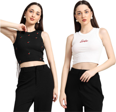 holdvalley Casual Printed Women White Top