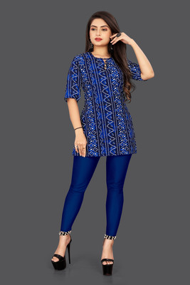 TASHVI CREATION Casual Printed Women Multicolor Top