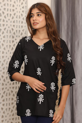 KSHY Casual Printed Women Multicolor Top