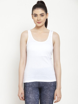 CotiQ Casual Solid Women White Top