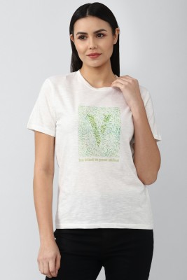 VAN HEUSEN Casual Printed Women White Top