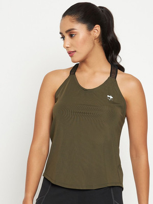 TVASTRA Casual Solid Women Green Top