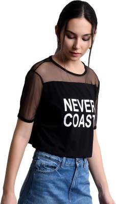 Istyle Can Casual Printed Women Black Top