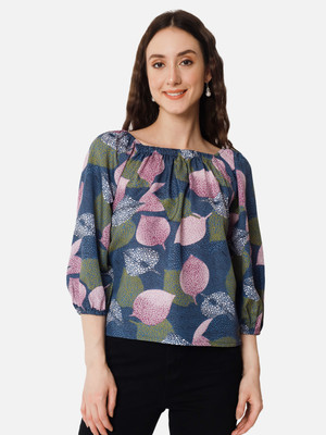 ALL WAYS YOU Casual Printed Women Multicolor Top