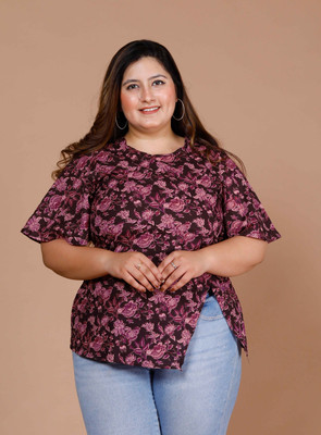 Doriyaan Casual Printed Women Maroon Top