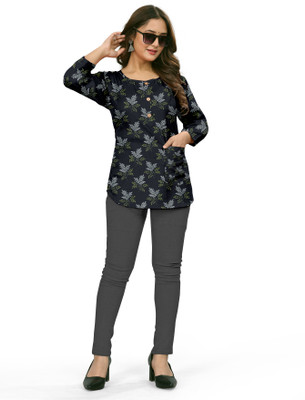 Devarth Trends Casual Printed Women Multicolor Top