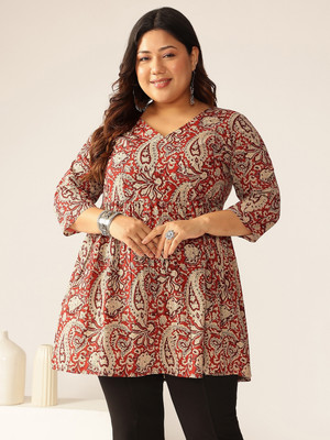 Janasya Casual Printed Women Multicolor Top
