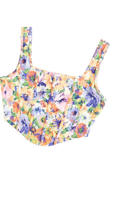 Cozynest Casual Floral Print Women Multicolor Top