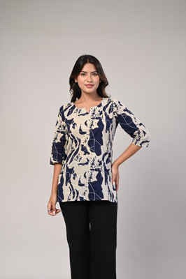 SEREN MILANO Casual Floral Print, Printed Women Multicolor Top