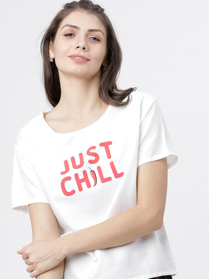 Tokyo Talkies Casual Printed Women Multicolor Top
