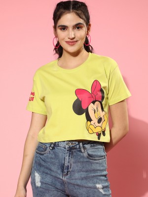 JUNEBERRY Casual Printed Women Yellow Top