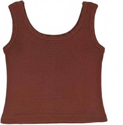 Shah Collection Casual Self Design Women Maroon Top