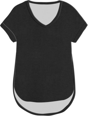 jovo Casual Solid Women Grey Top