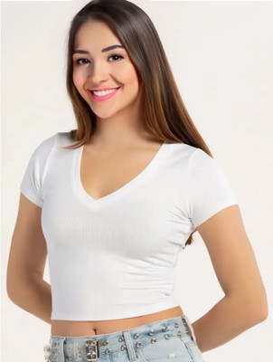 METRONAUT Casual Striped Women White Top