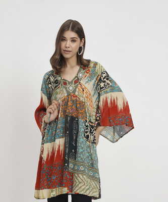 Veldress Casual Printed Women Multicolor Top