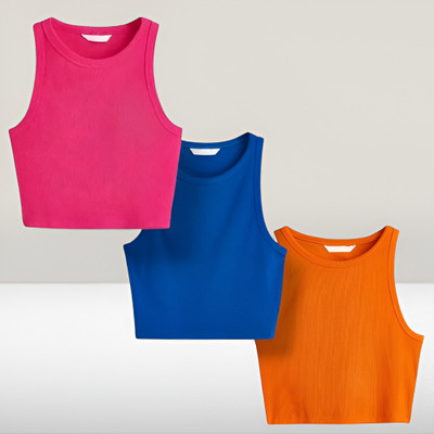 Mimmy Kids Casual Solid Women Multicolor Top