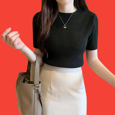 FENDURA Casual Solid Women Black Top