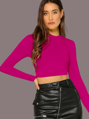 Dream Beauty Fashion Casual Solid Women Pink Top