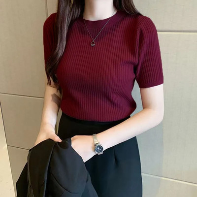 Istyle Can Casual Solid Women Maroon Top