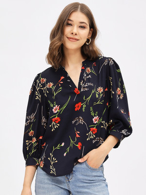 HARPA Casual Printed Women Multicolor Top