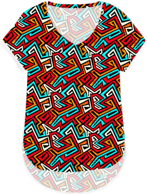 jovo Casual Printed Women Multicolor Top