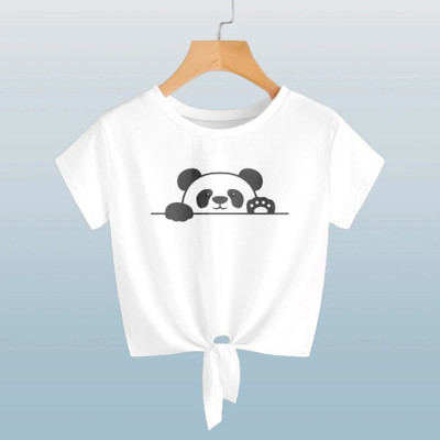 HouseOfCommon Casual Printed Women White Top