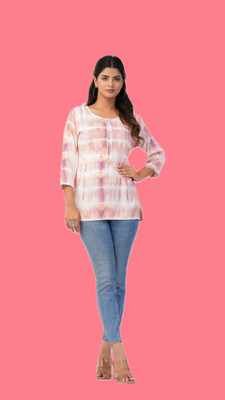 NeerajFashion Casual Printed Women Multicolor Top