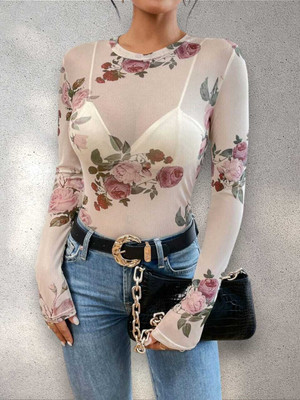 Cozynest Casual Printed Women Multicolor Top