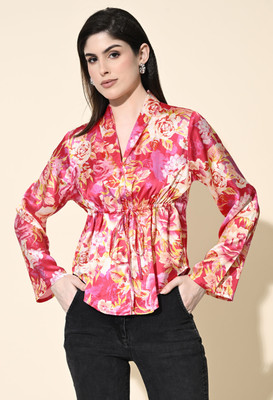OTTAVIA Party Printed Women Pink Top