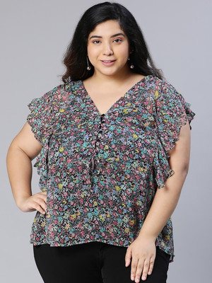 OXOLLOXO Party Printed Women Multicolor Top