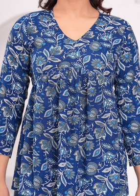 KANISHA FASHION Casual Floral Print Women Multicolor Top