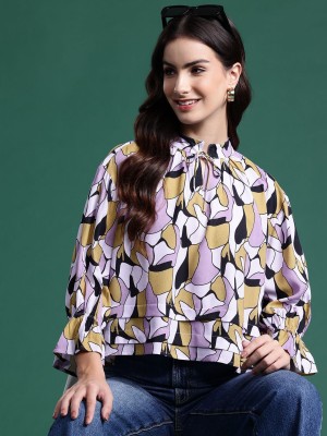 Dressberry Casual Printed Women Multicolor Top