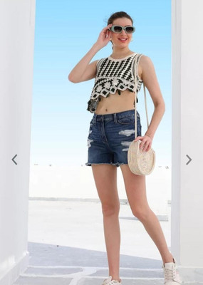 Laxmi Empire Casual Solid Women Black Top