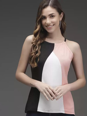 TANDUL Casual Color Block Women Multicolor Top