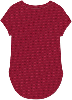 jovo Casual Self Design Women Pink Top