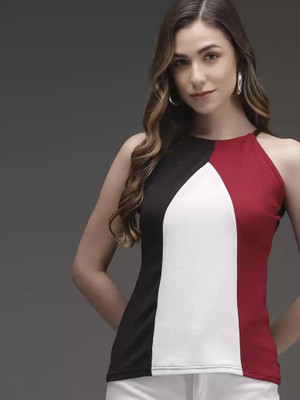 TANDUL Casual Color Block Women Multicolor Top