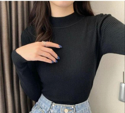STLYE ENTERPRIESES Casual Striped Women Black Top