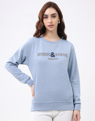 MONTE CARLO Full Sleeve Printed Women Sweatshirt