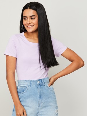 Fame Forever by Lifestyle Casual Solid Women Purple Top