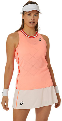 Asics Casual Self Design Women Pink Top